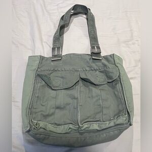 Vintage Jordache Purse Handbag Retro Olive Drab Green